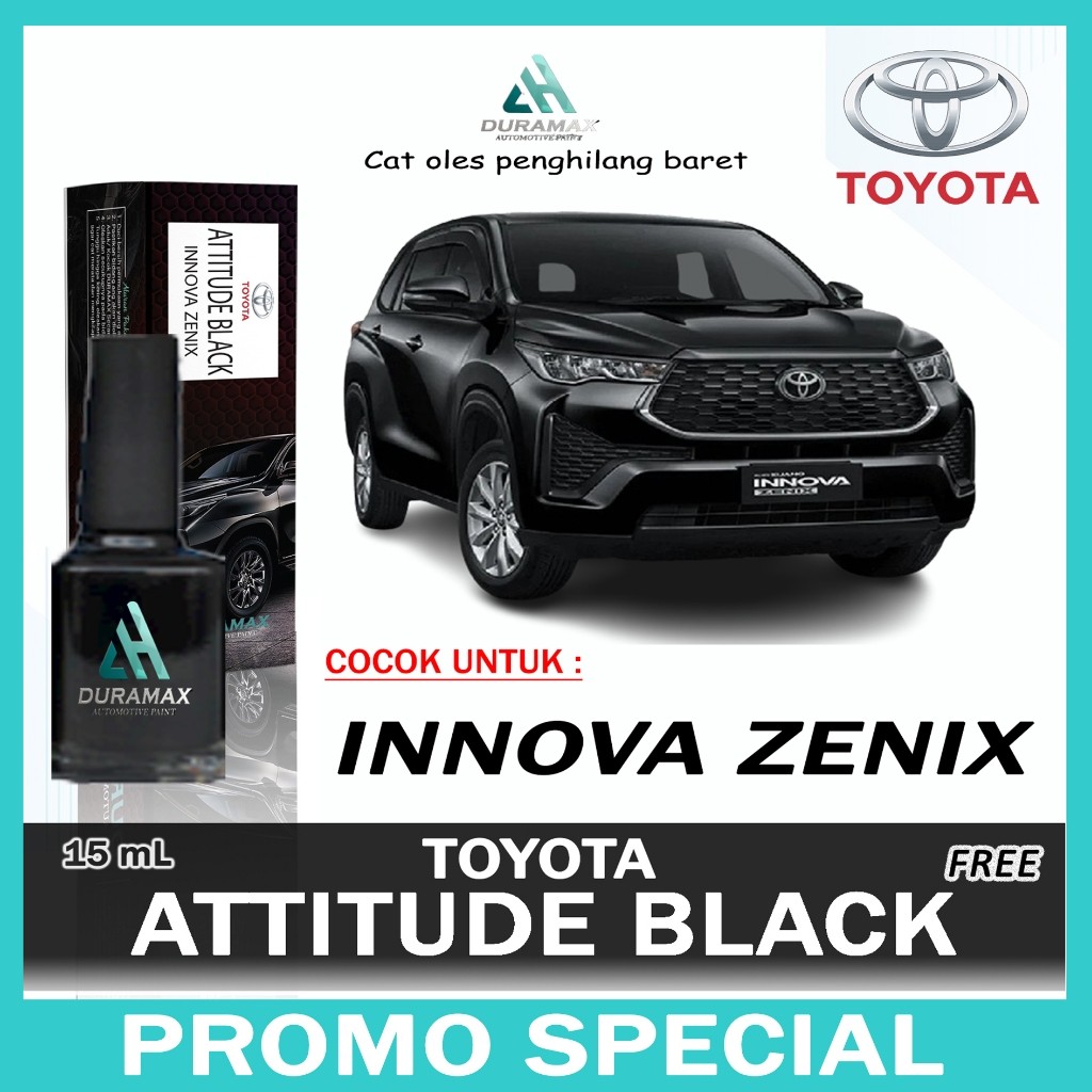 CAT OLES PENGHILANG BARET HITAM MOBIL INNOVA ZENIX ATTITUDE BLACK- TOYOTA ZENIX