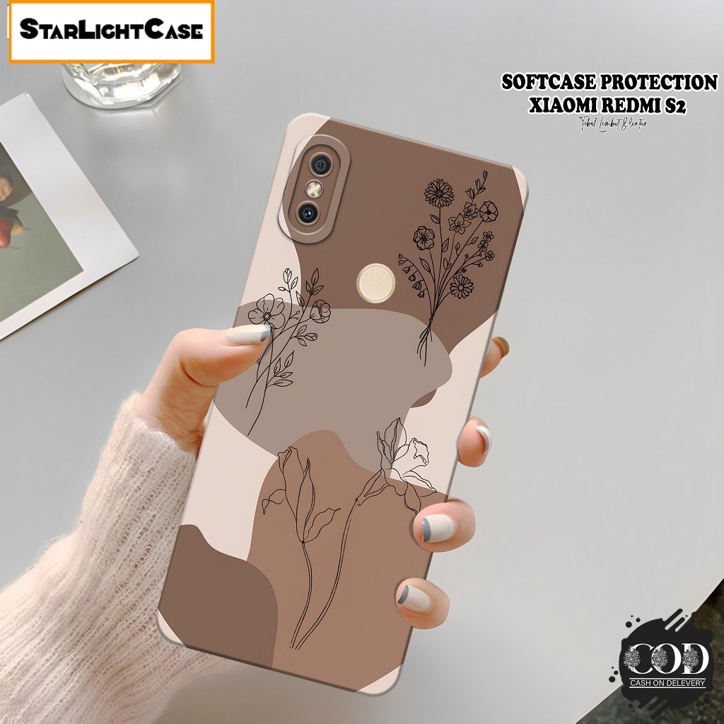 Softcase Xiaomi Redmi S2 Terbaru - Fashion Case Aesthetic - Case Xiaomi Redmi S2 - Silikon Tpu Pro C
