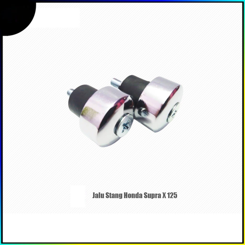 Jalu Stang Supra X 125 Silver Chrome Anti Karat Satu Set kanan kiri jalu supra model original honda