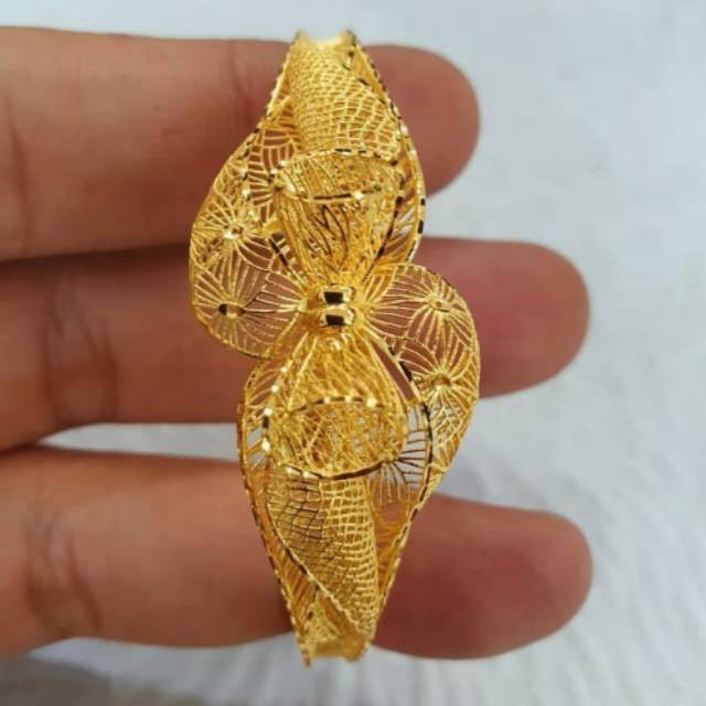 Gelang kendarian variasi 3 emas 700 70 % 70%