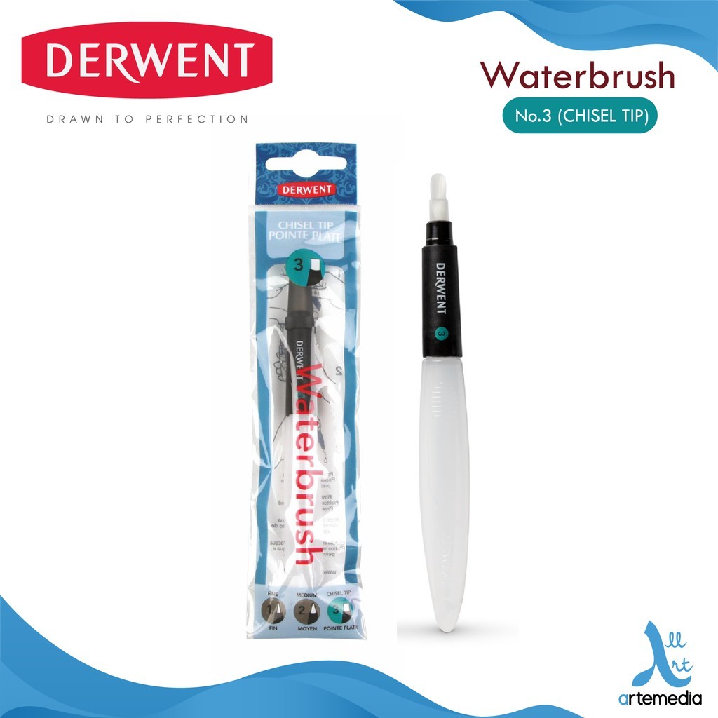 

Gramedia Surabaya - Derwent Waterbrush CHISEL-3