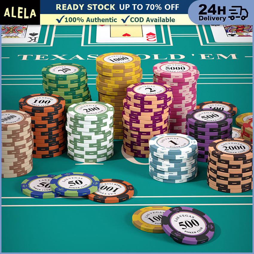Poker Koin Texas Holdem Poker Chips High Quality Mainan Kartu Poker Blackjack