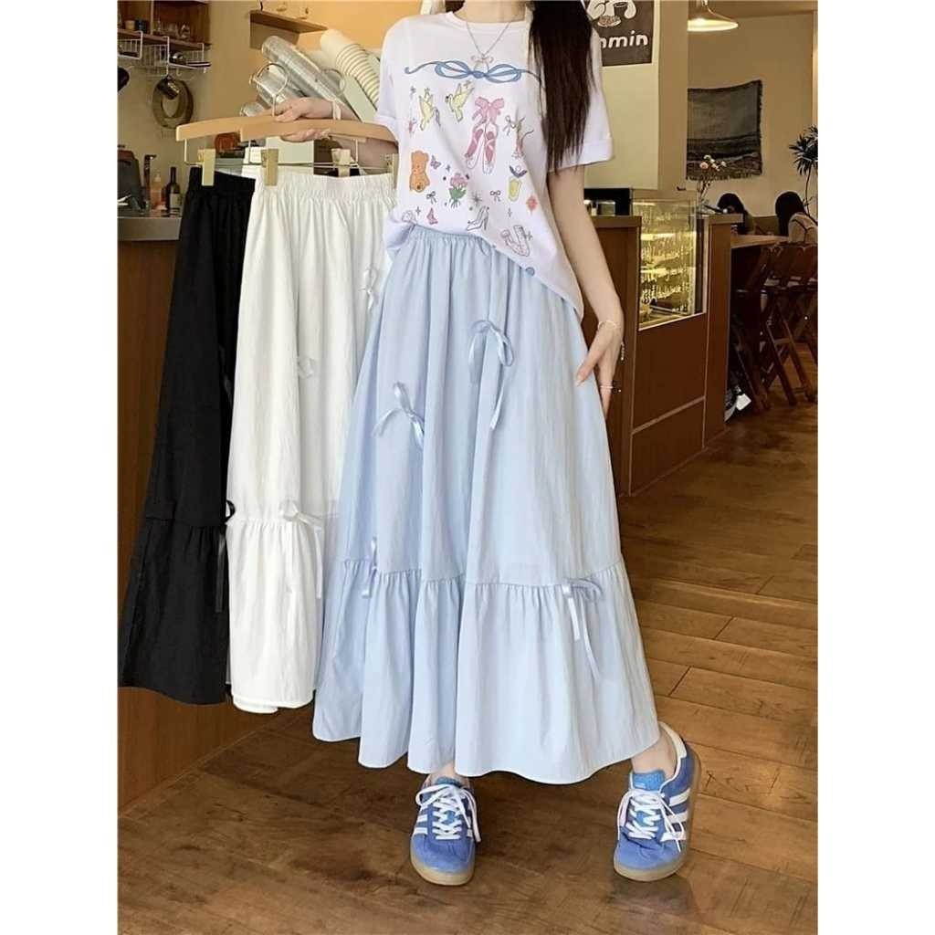 W & K - ZER ROK PANJANG WANITA FALEN / Rok Ruffle Pita / Simple Outfit Rok Wanita Kekinian / Ruffle 