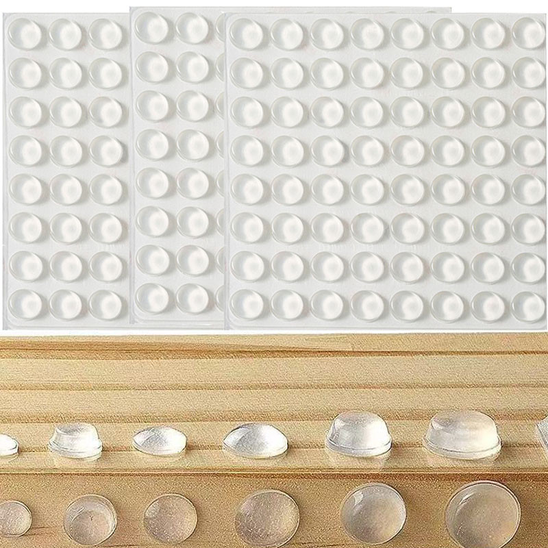 

36-200Pcs Soft Silicone Rubber Anti Slip Bumpers Feet Pads Damper Buffer Cabinet Bumpers Silicone Furniture Pads Drawer Door Pad