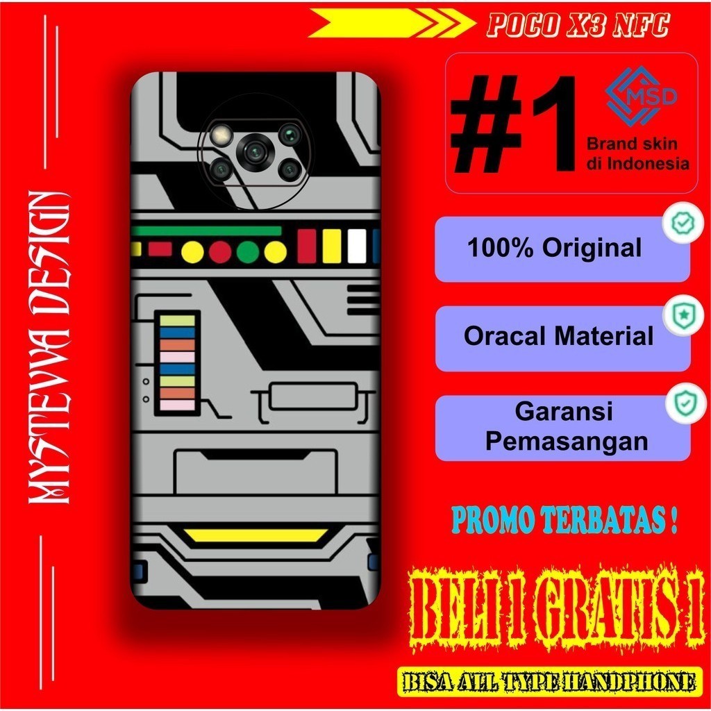 Garskin Skin Poco X3 NFC X3 PRO Fullbody - Bisa Custom -