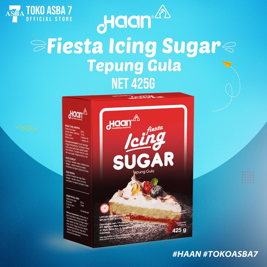 

HAAN FIESTA ICING SUGAR TEPUNG GULA 425G