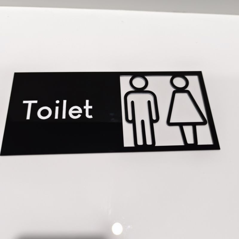 

Toilet Sign Akrilik | Tulisan Toilet dan Shower Room