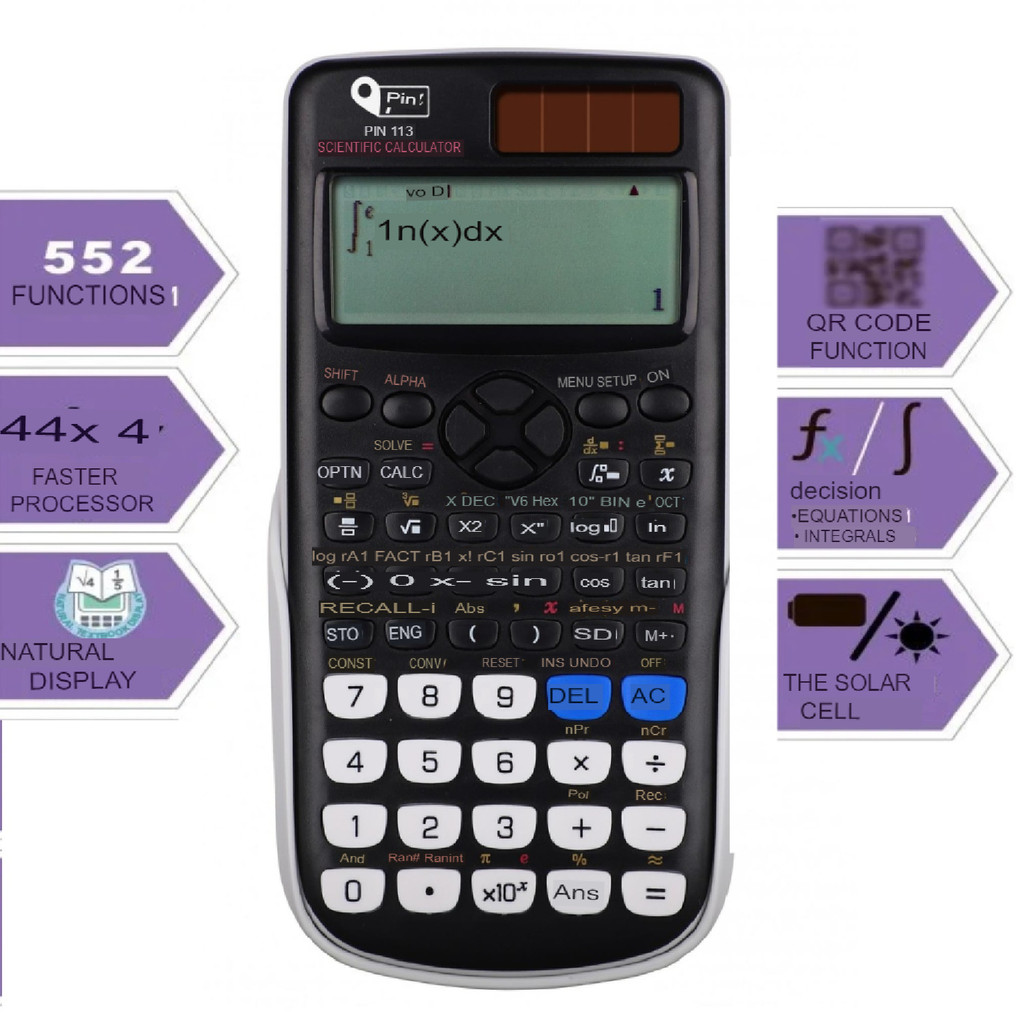 

Digital Scientific Calculator GKE PIN-113 (552 functions)