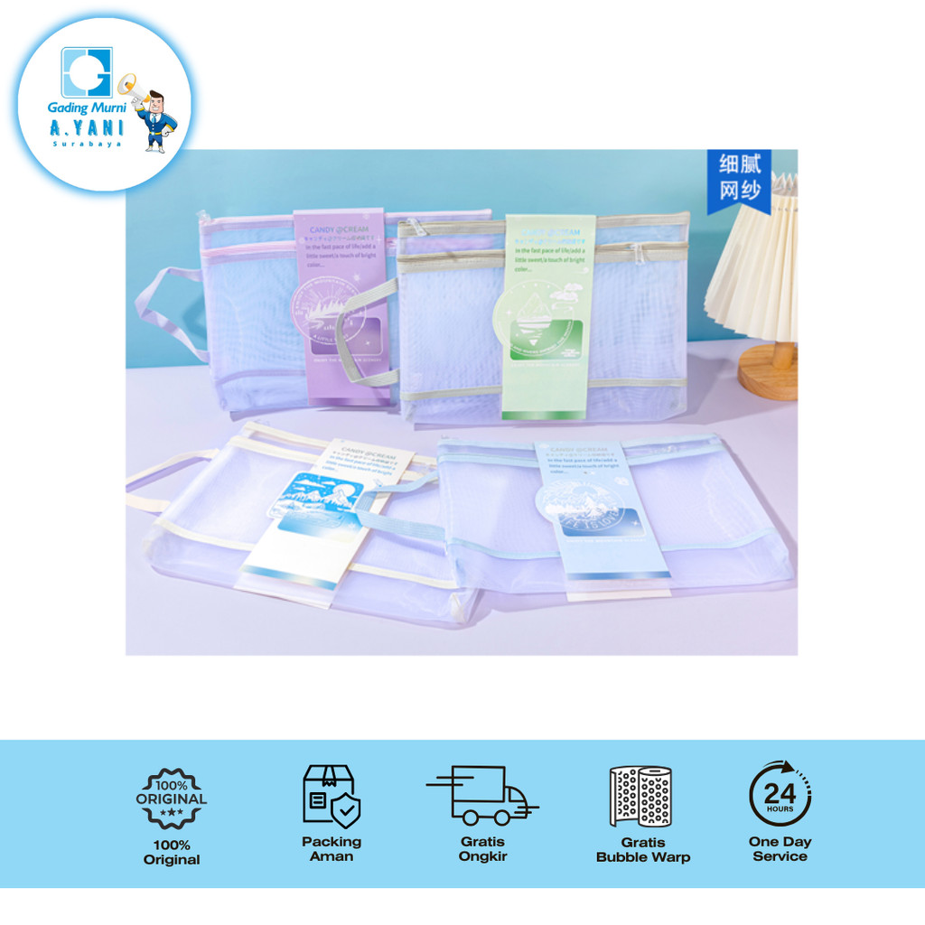 

KINHSHION ZIPPER BAG A4 3D DOUBLE LAYER MW74201 MIX