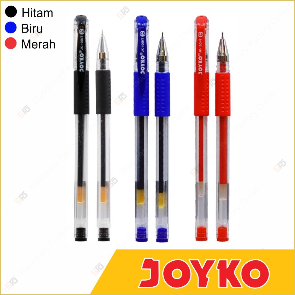 

Pen Gel Joyko JK-100NT - 0.5 mm Needle Tip - SFO Semarang Official