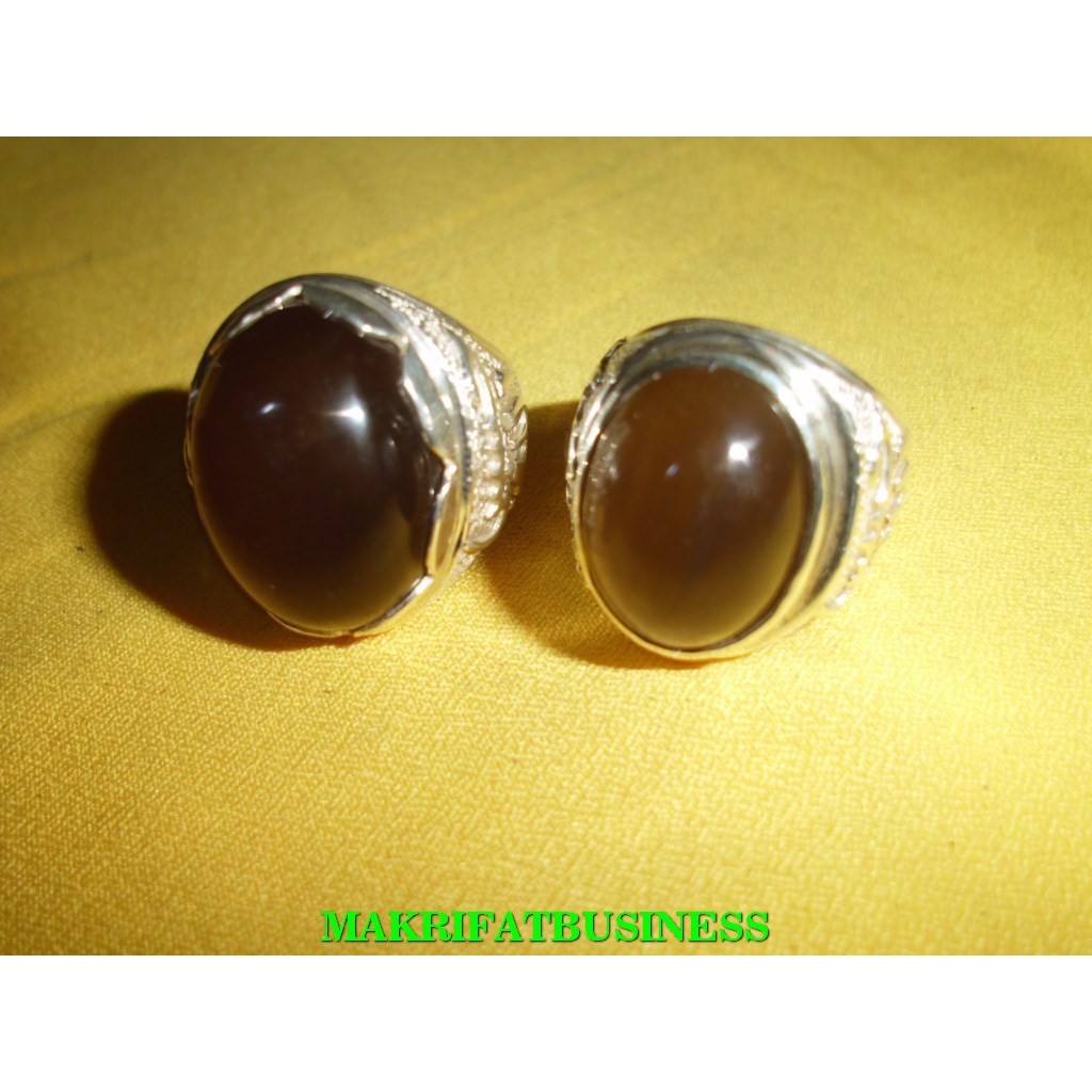 MAKRIFATBUSINESS Cincin perak batu S3 SOLAR SOLOK SELATAN size jumbo perak ukir lafal