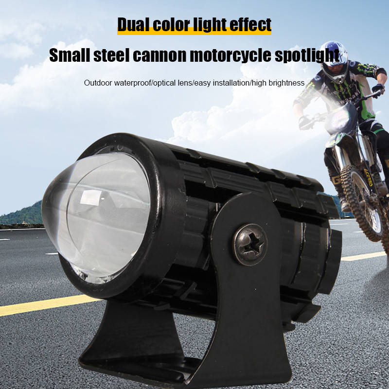 Headlamp Lampu Sorot Sepeda Motor Led Lampu Tembak Laser Led Mini 2 Warna - Lampu Tembak Sorot