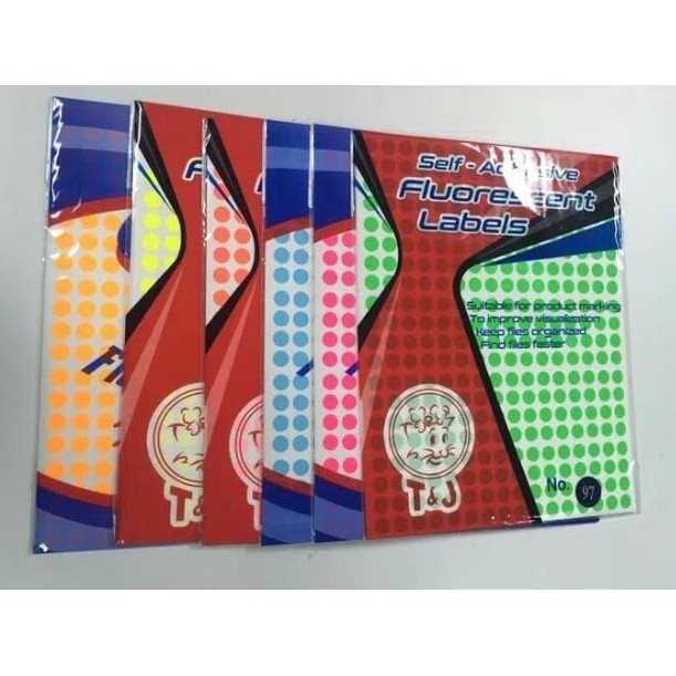 

Label TOM & JERRY No.97 Bulat 8 mm isi 660 Tom&Jerry Stiker Sticker Warna