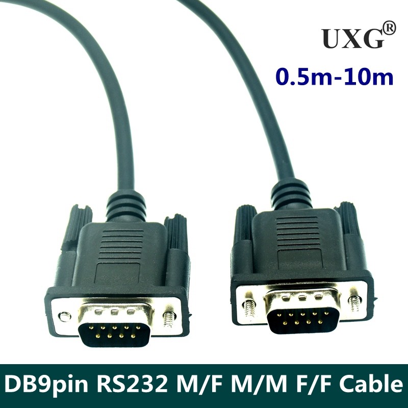 RS232 DB9 9pin Serial Male To Female/Female To Female/Male To Male Port Extension Com Data Cable Con