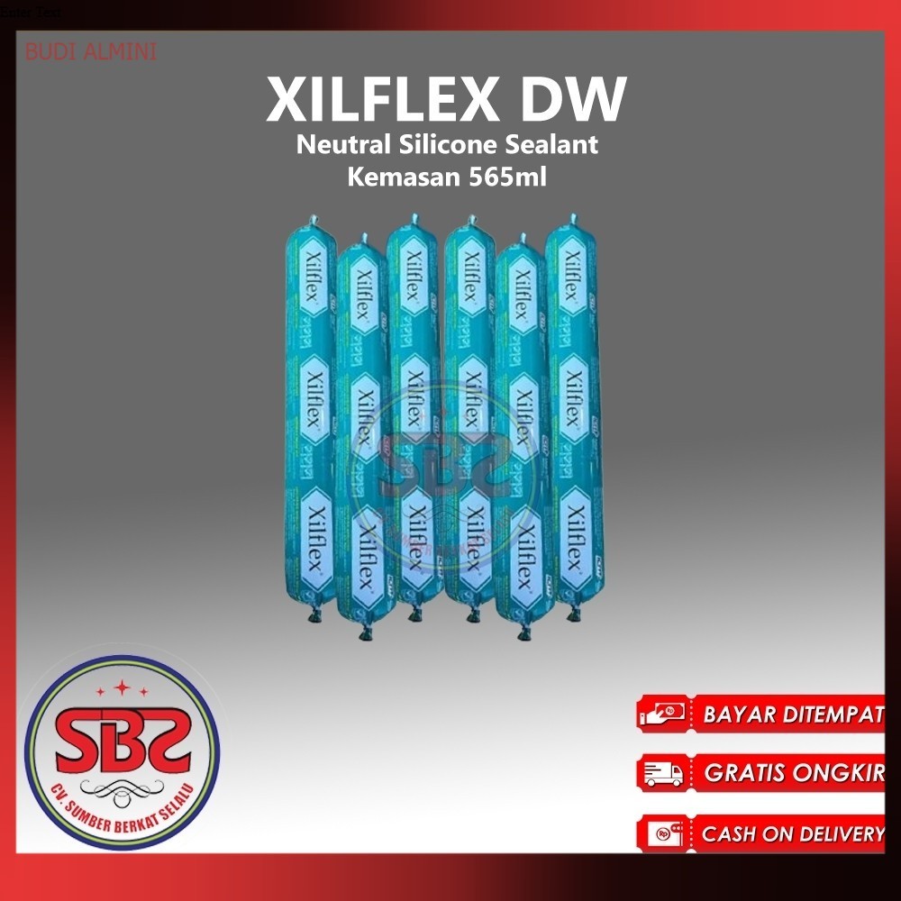 XILFLEX DW LEM Sosis Silicone Sealant Lem Kaca Kayu Aluminium Kusen DLL - Sealant Silicone Netral XI