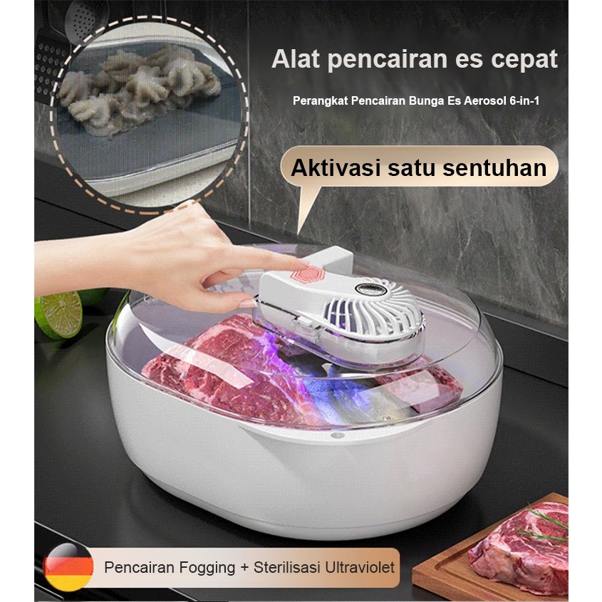 Is Artefak Pencairan 6-In-1/Pencairan Daging Steak Konduktor Panas/Pelat Pencairan Rumah Tangga Cepa