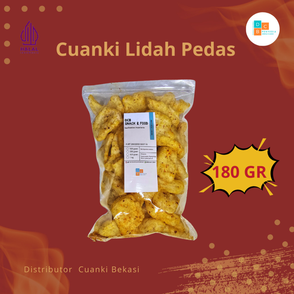 

Cuanki Lidah Pedas 180gr