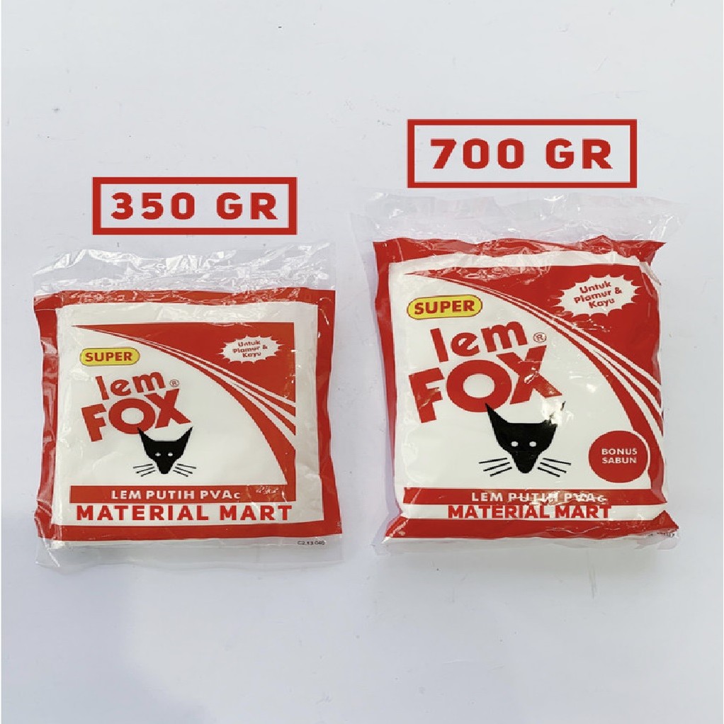 

MURAH Lem Fox Putih 350g Lem Fox Super Lem Putih PVAc