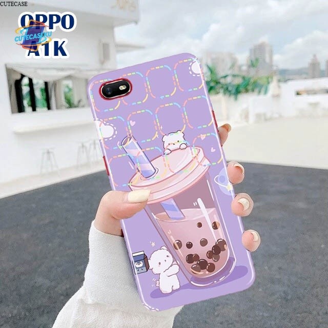 [H144] Case OPPO A1K Fashion Casing BOBA Hardcase 3D Fullprint Kesing OPPO A1K - Casing OPPO A1K- Si