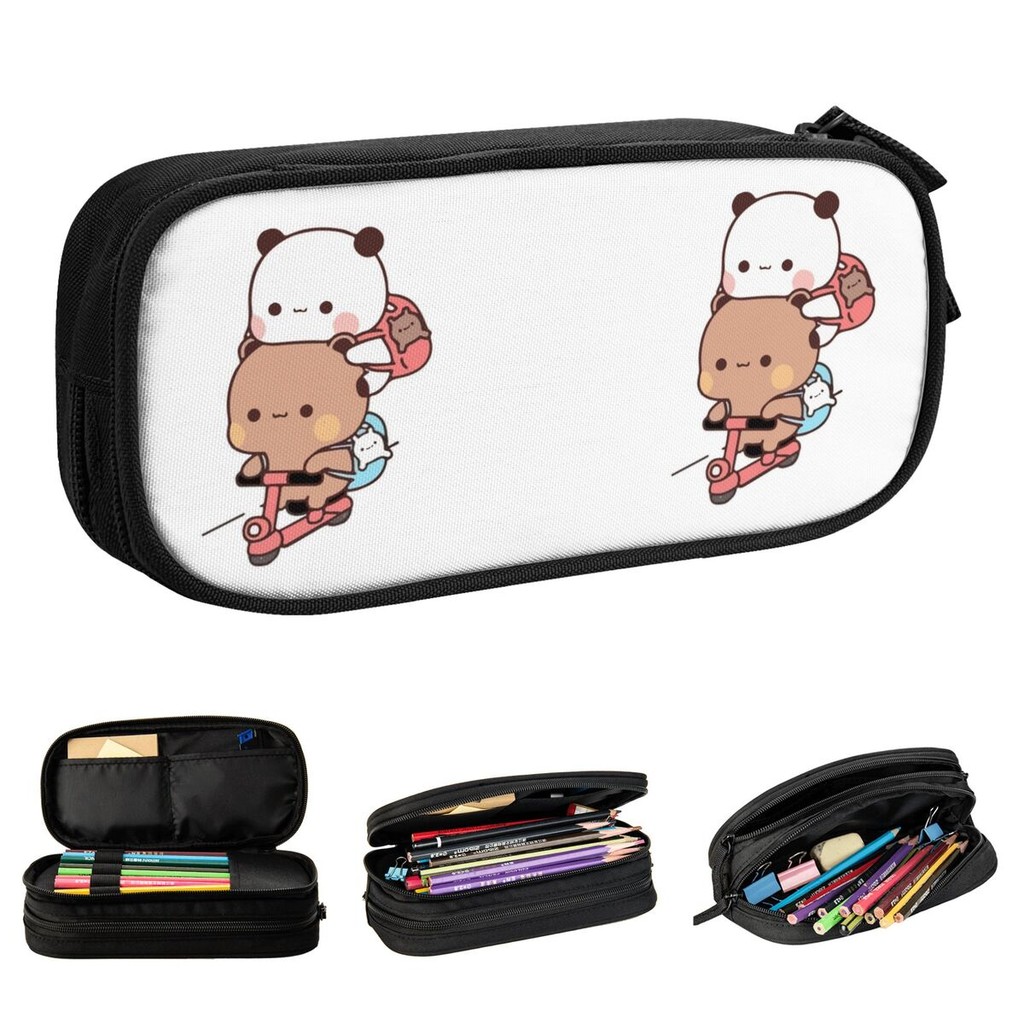 

Panda Bear Bubu Dudu Pencil Case Cute Mochi Peach Pencil Pouch Pen Box Big Capacity Pencil Bags Students School Gift Stationery