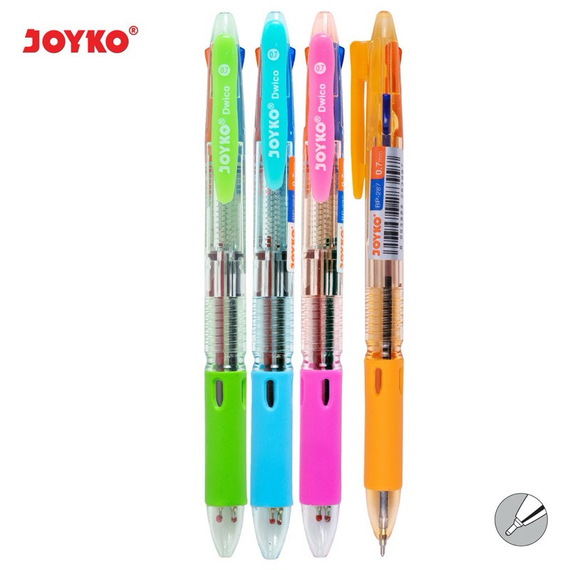 

[JOYKO] PEN DWICO 2 WARNA CETEK BP-287BLK @1 LUSIN 12 PCS