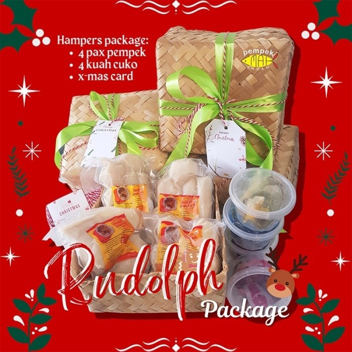 

HAMPER IMLEK -PARSEL IMLEK -KADO IMLEK-HADIAH IMLEK PEMPEK PAKET Rudolph 4 PAX