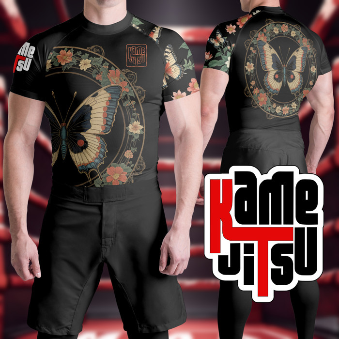 Rashguard MMA BJJ Kamejitsu Rashguard Chou-Chou - Short Sleeves