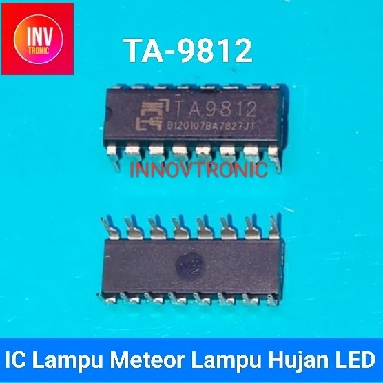 IC TA9812 TA 9812 DIP16 Untuk Lampu Meteor Lampu Hujan Lampu Tetesan Air LED