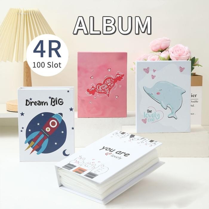 Buku Album Foto Polaroid 4R / Collection Book Foto Laminating Murah ALBUM FOTO ISI 100 PCS ALBUM FOT