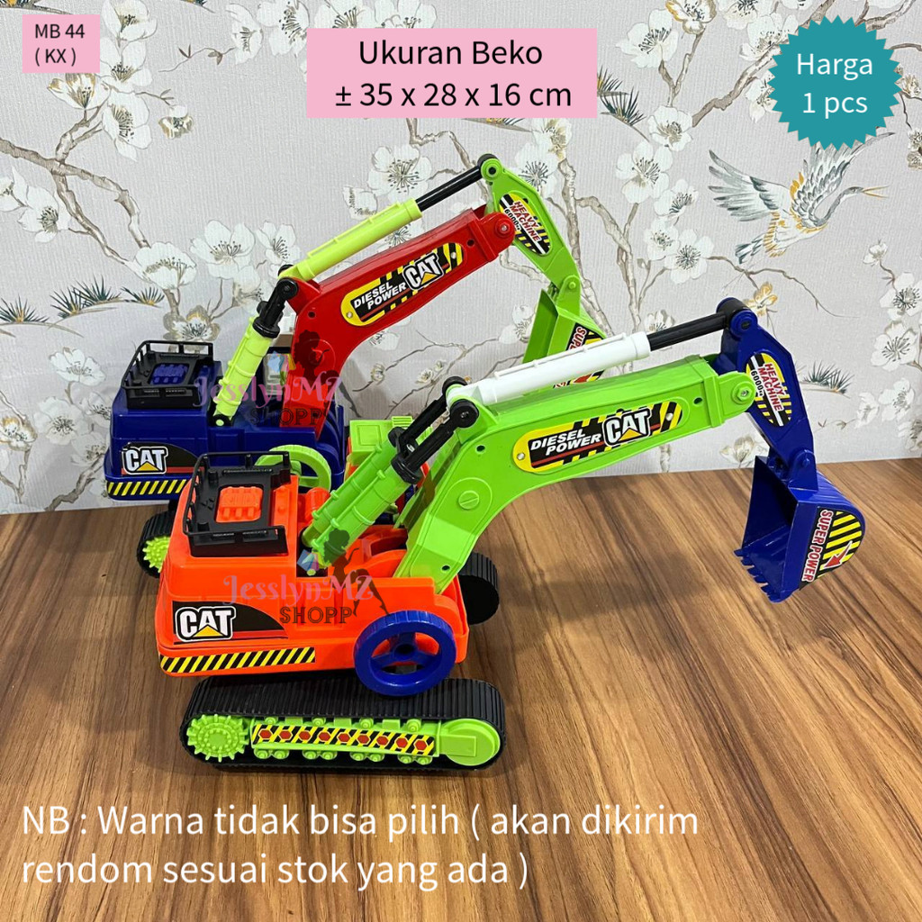 JMZ - Mainan Truck Exvacator / Mainan Truk Beko / Mainan Beko Jumbo / Truck Beko Jumbo