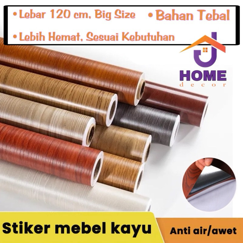 【Lem super】stiker serat kayu stiker kayu stiker serat kayu furniture wallpaper meja kayu anti air