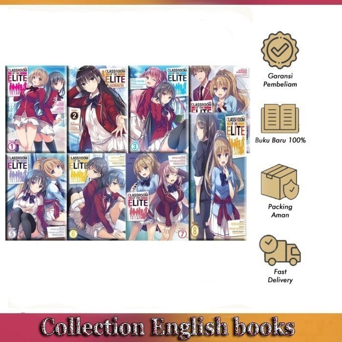 Komik manga Classroom of the Elite 10 book series (english)