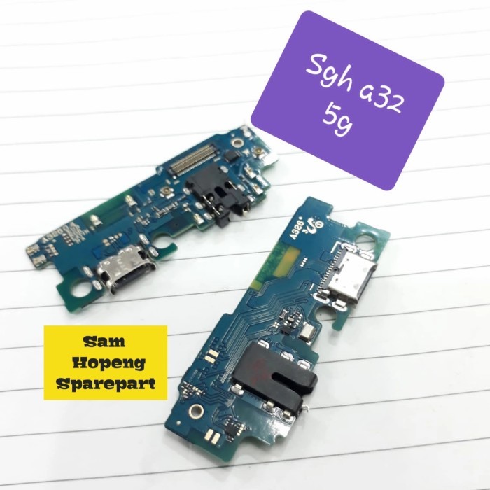 Sparepart And Tool Samsung A32 5G Flexible Fleksibel Connector Charger Pcb Cas