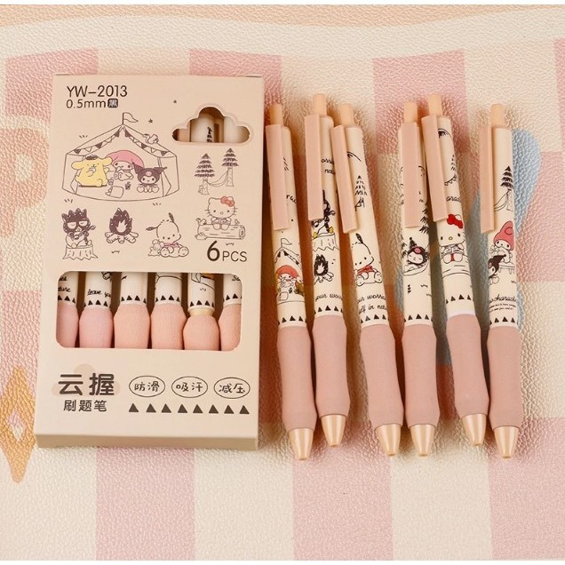 

PEN CETEK SANRIO 1 SET ISI 6 PCS WY-2013 PC-1653 TERBARU PULPEN CETEK PLUFFY SANRIO / FREE BOX ALAT TULIS MURAH BISA COD