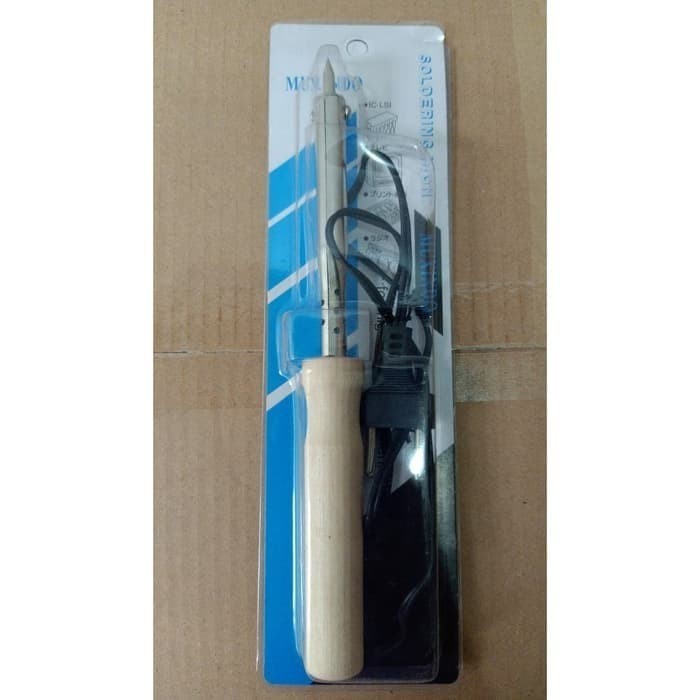 PART & TOOL Solder Kayu 40W ATN Soldering Iron Elektronik untk komponen elektronik