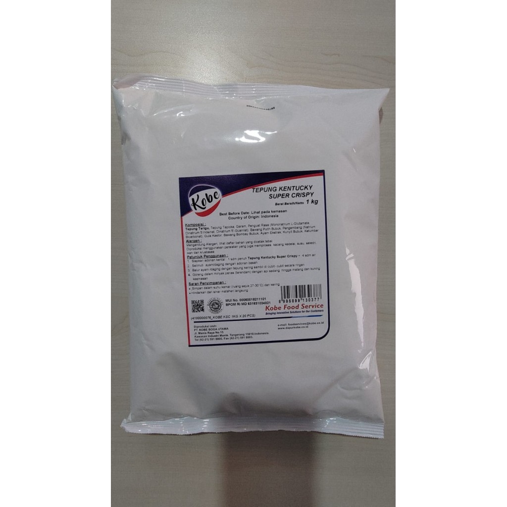 

Kobe Tepung Kentucky Super Crispy 1Kg | Tepung Fried Chicken
