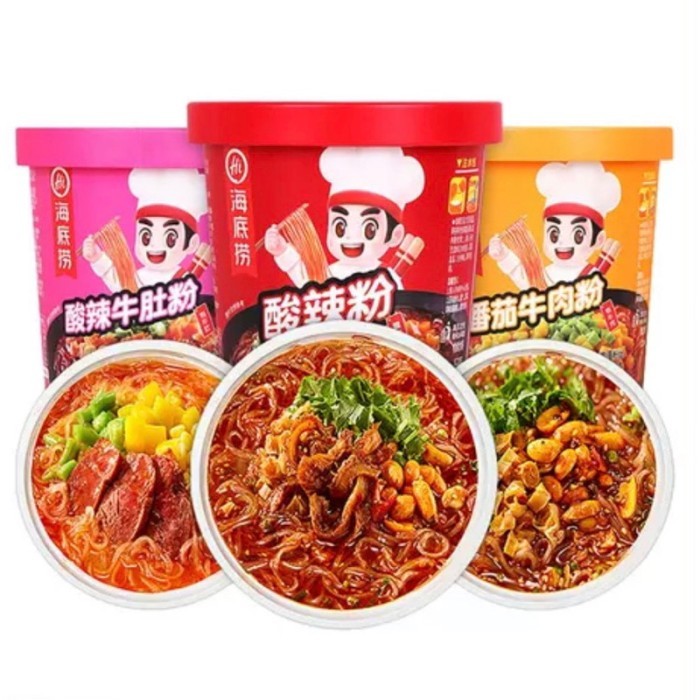 

Hai Di Lao Instant Noodle / Mie Instant Suan La Fen - Tomato Beef