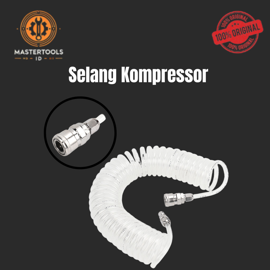 Kapusi Selang Kompressor/Selang Angin PU 3 Varian Ukuran