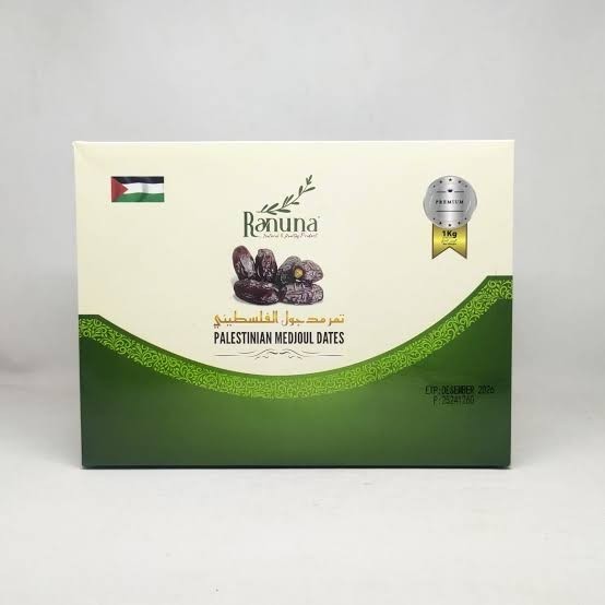 

Kurma Medjool Palestina Ranuna 1kg – Jumbo Premium Asli – Daging Tebal, Rasa Legit