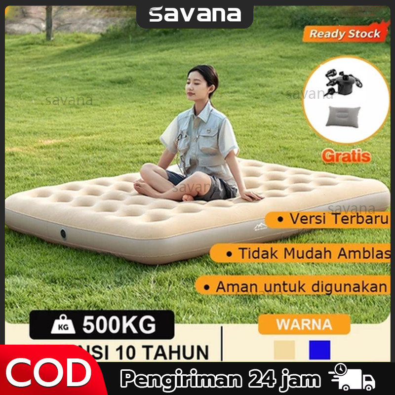 Kasur angin pompa double 2 orang  /Kasur angin / matras angin airbed intex / Kasur Angin + Pompa