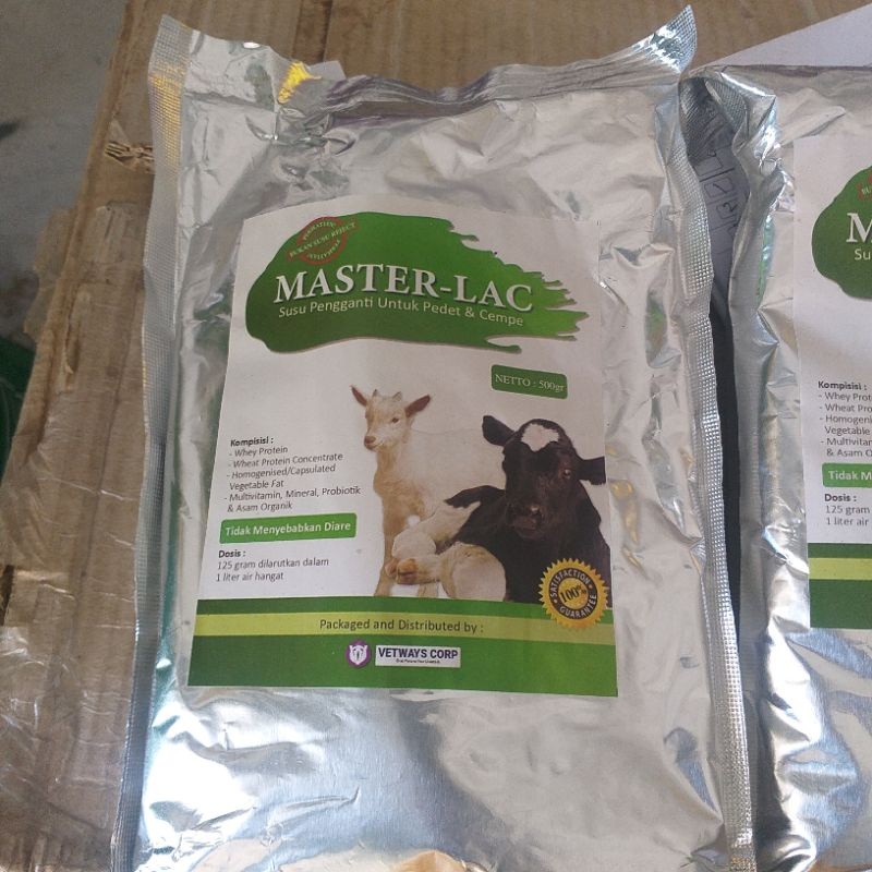 

PROMO master lac susu pengganti Cempe dan pedet tanpa Diare isi 500gram as