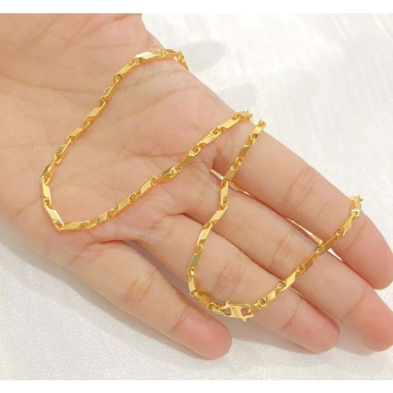 KALUNG  PADI TITANIUM EMAS MODEL PRIA WANITA