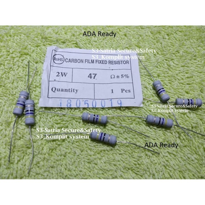 R 2W 47 ohm Resistor 2watt R2W 2 watt 47Ohm