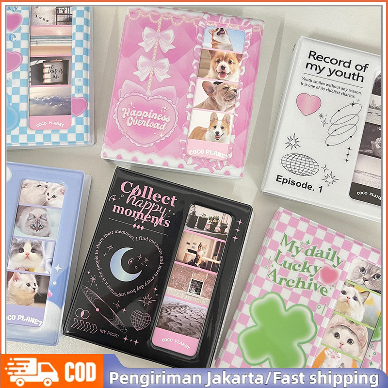 

Buku penyimpanan bookmark gaya Korea yang/buku penyimpanan film bintang / buku perlindungan empat jaringan kehidupan/Koleksi album foto/pengikat strip foto kolbuk