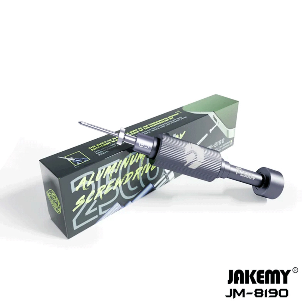 RAIDESAFA_SHOP Jakemy JM-8190 (Philips 1.5) Philips Obeng Satuan S2 58 HRC Hardness