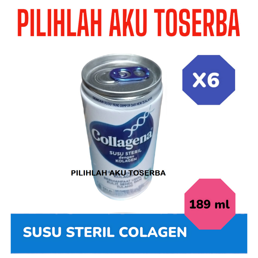 

COLLAGENA Susu Steril KOLAGEN - ( HARGA 6 KALENG )