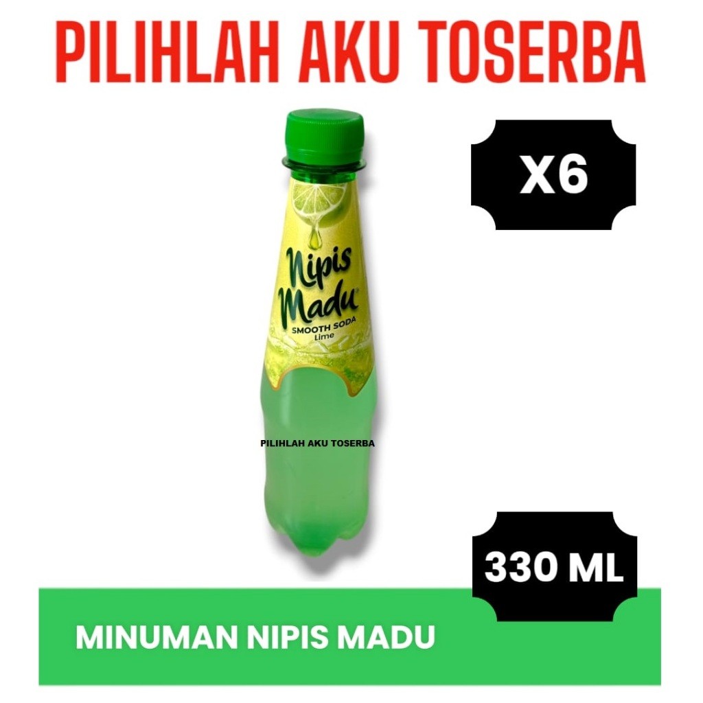 

Minuman NIPIS MADU Lime Soda Pet 330 ml - ( HARGA 6 BOTOL )