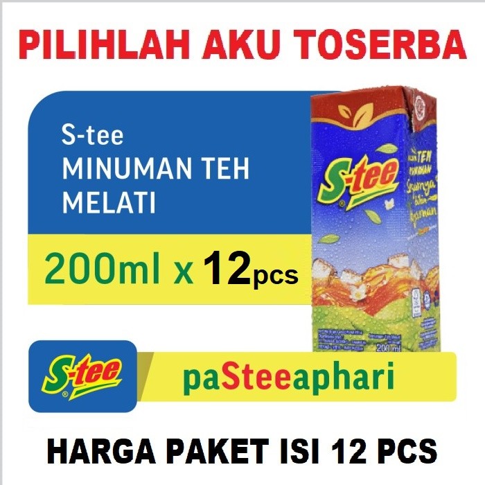 

S-tee / Stee Kotak 200 ml - ( HARGA 12 pcs )