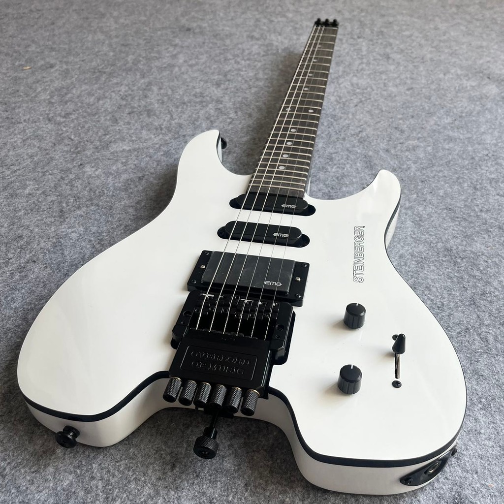 Fast Delivery Wholesale STEINBERGER White Headless Electric Guitar, Quality Assurance,