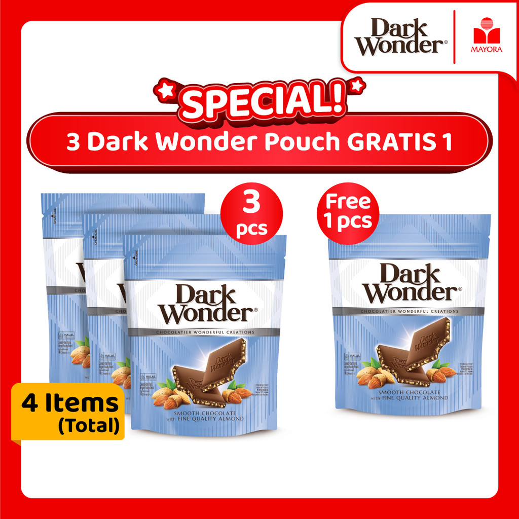 

Paket 3 Cokelat Dark Wonder Pouch GRATIS 1